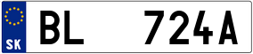 Truck License Plate